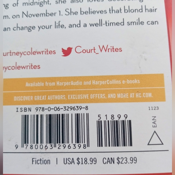 NWT "A WISH FOR CHRISTMAS" Paperback Book By Courtney Cole - Picture 3 of 7